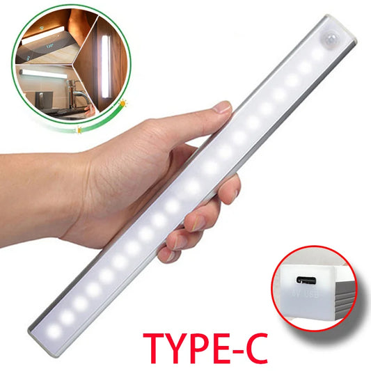 Portable Plug & Play Motion Sensor White Light Stick