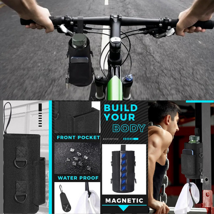 Magnetic Gym Water Bottle Bag