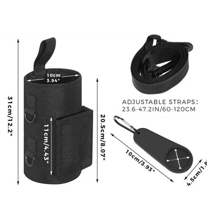 Magnetic Gym Water Bottle Bag