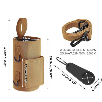 Magnetic Gym Water Bottle Bag