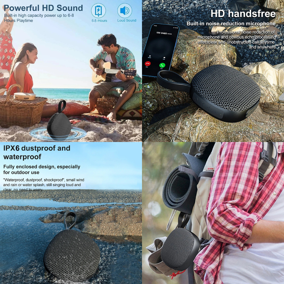 Waterproof, Magnetic and Durable Bluetooth Speaker