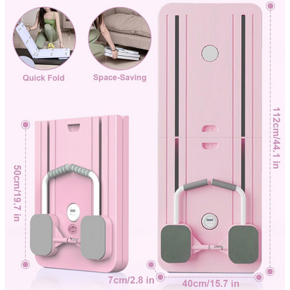 Multi-functional and Portable Reformer Pilates Board