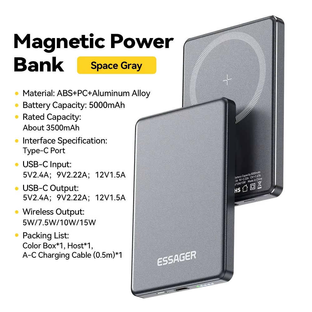 Magsafe Thin Magnetic Power Bank