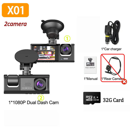 Front, Rear & Interior High Definition Dash Camera